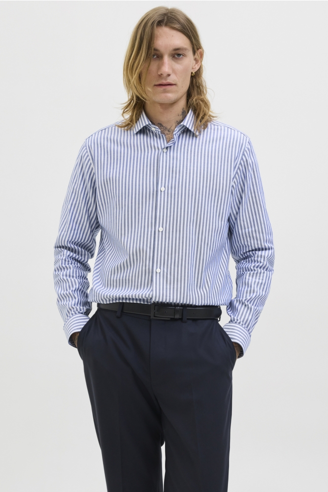 JPRBLAPARKER SHIRT L/S NOOS 12227385 BLACK IRIS